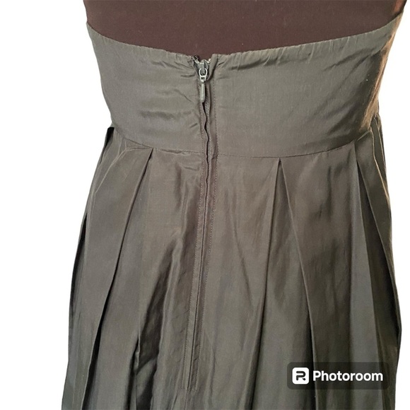 Gap Gray Appliqué Floral Strapless Dress, Womens size 8 - Picture 7 of 12